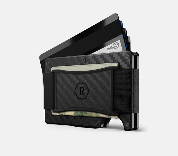 マネークリップ the RIDGE Carbon Fiber Cash Strap Carbon Fiber Wallet — 3K Weave - Ridge CA