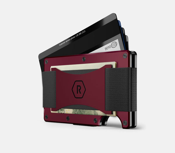 Ridge Wallet For MagSafe - Black Cherry | The Ridge - Ridge CA