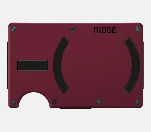 Ridge Wallet For MagSafe - Black Cherry | The Ridge - Ridge CA