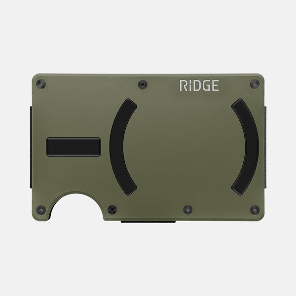 Ridge Wallet For MagSafe - Matte Olive | The Ridge - Ridge CA