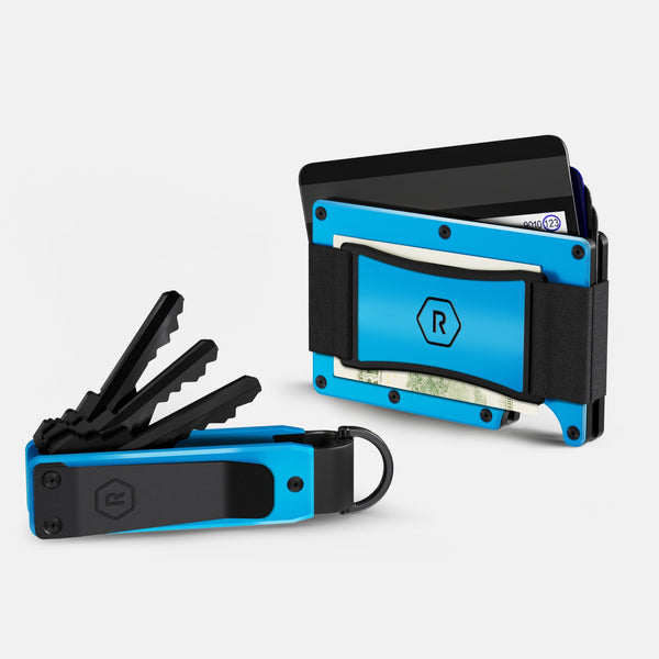Ridge Wallet + KeyCase - Speedway Blue | TRACK-TESTED COLORS - Ridge CA