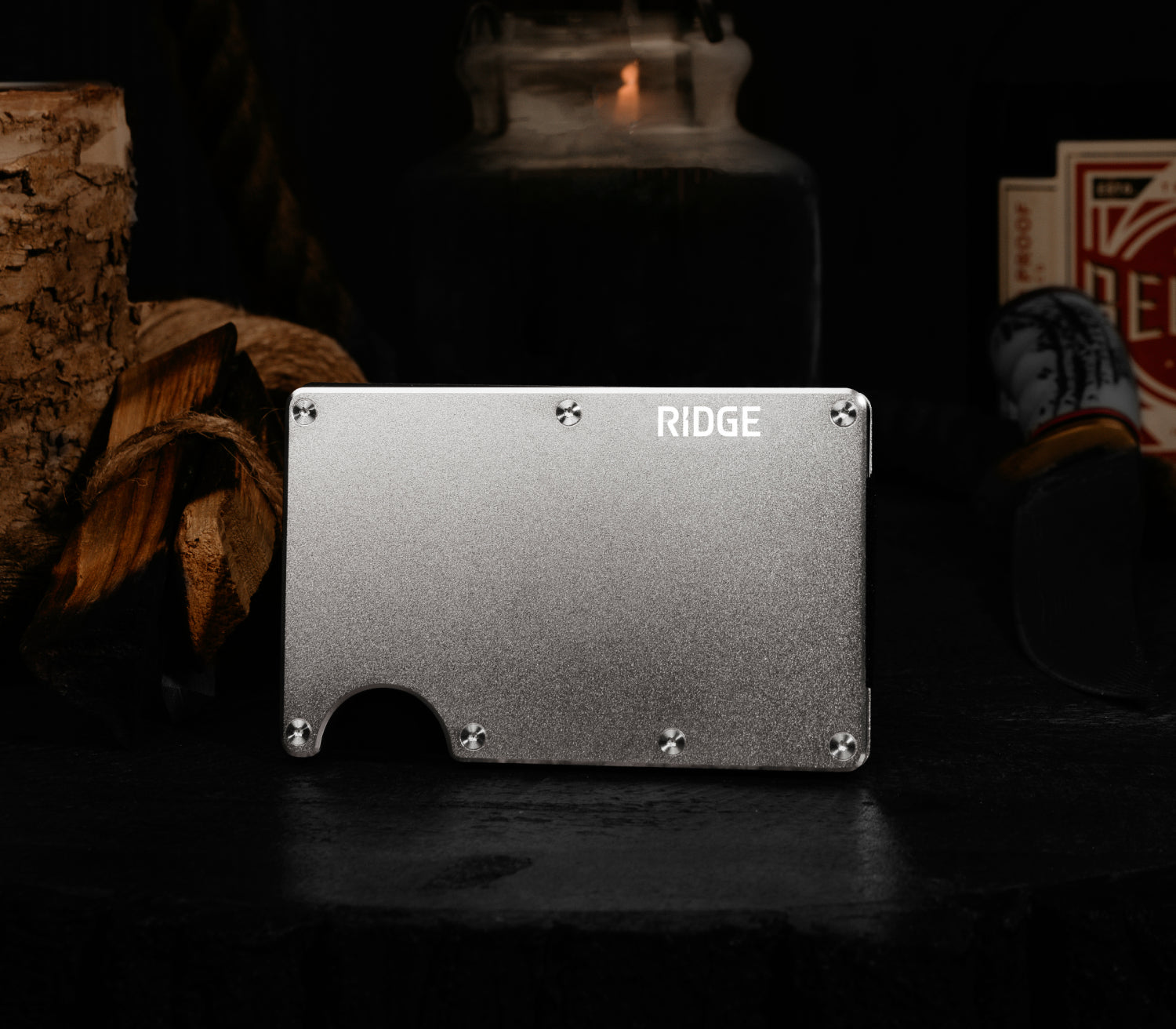The Ridge チタニウム Titanium Burnt Money Clip | Products | the RIDGE カードも