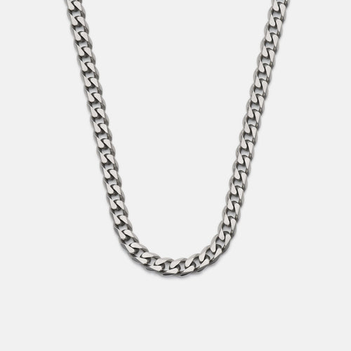 5mm Curb Chain - Titanium - 20