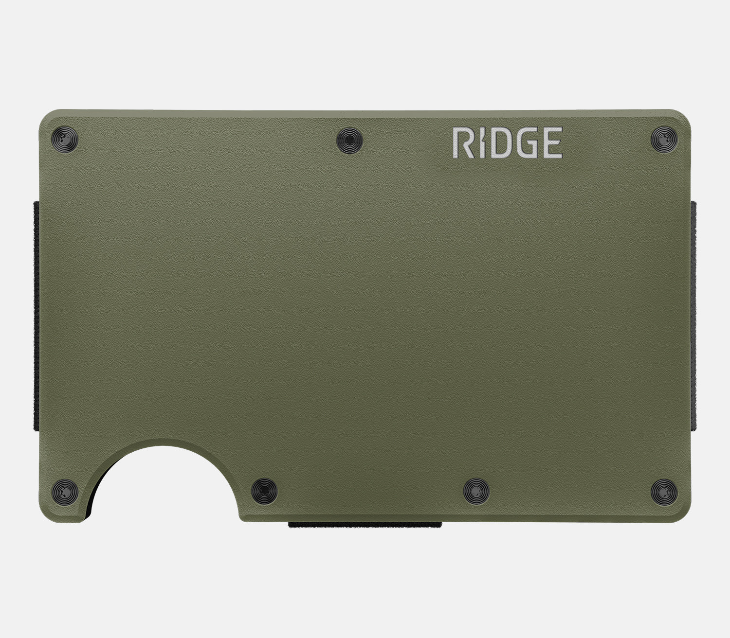 Aluminum Matte Olive Green Wallet | The Ridge - Ridge CA