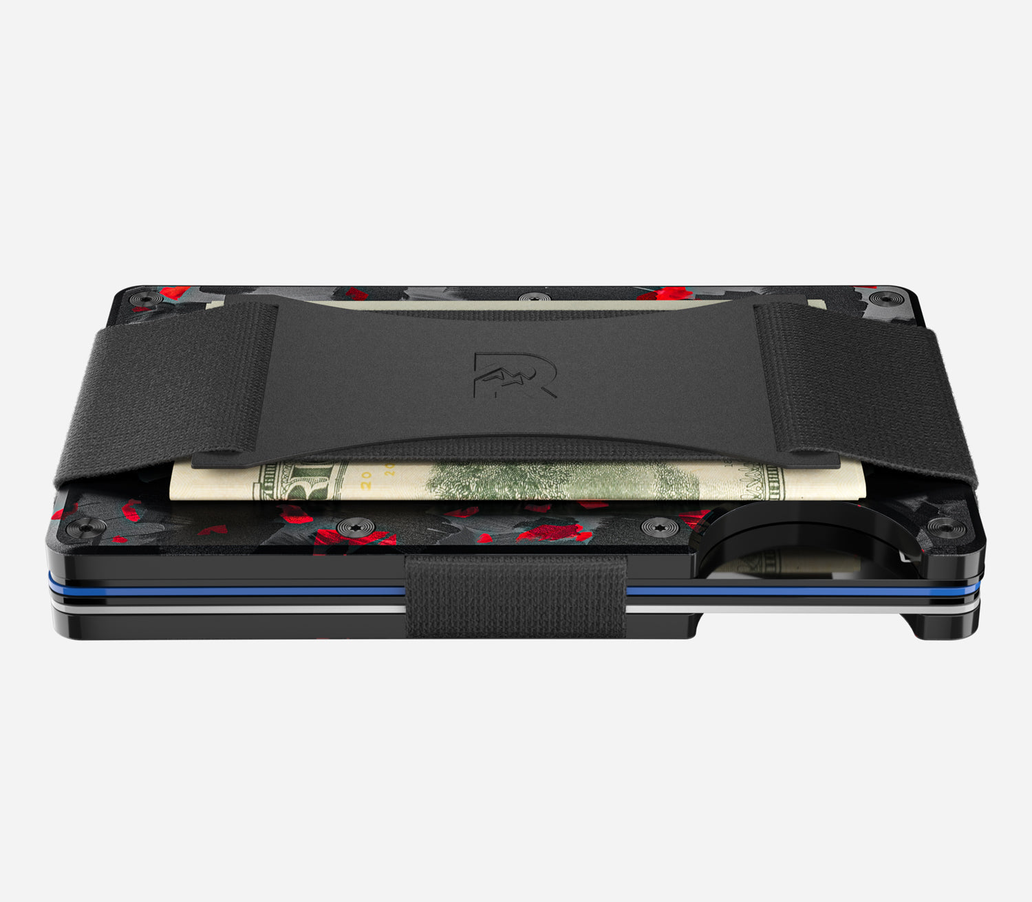 小物 The Ridge Forged Carbon Money Clip Forged Ember - Carbon Fiber Wallet | The Ridge - Ridge CA