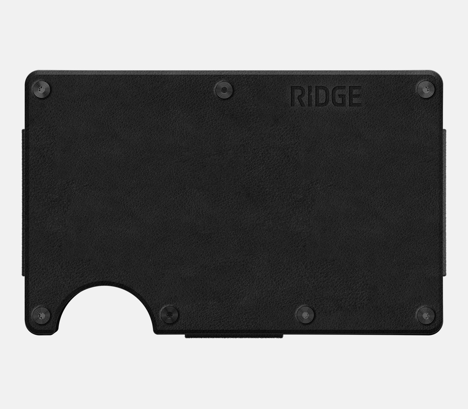 Ridge Wallet — Midnight Black | Leather - Ridge CA